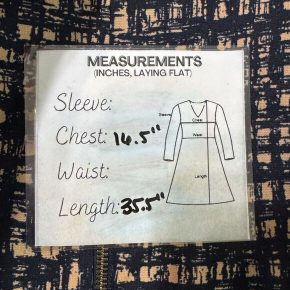 Michael MICHAEL KORS knee-length dress black blue size 4 - Picture 8 of 8